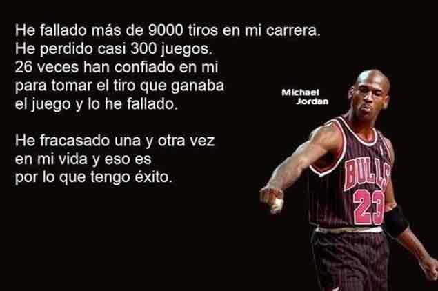 el fracaso y el exito estan en el camino