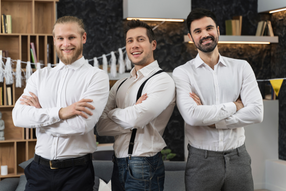 Personas que emprenden juntas....